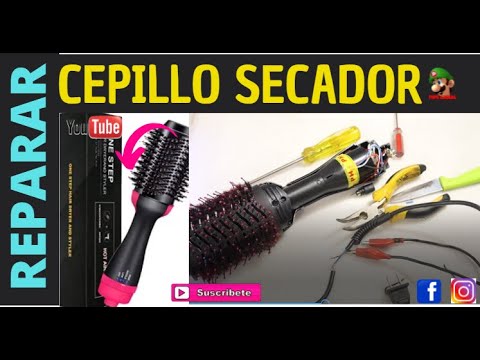 Como Reparar Cepillo Secador Alisador De Pelo No Enciende (REPARAR CABLE GIRATORIO FACIL)